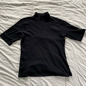 Karen Scott Mock Neck Tee